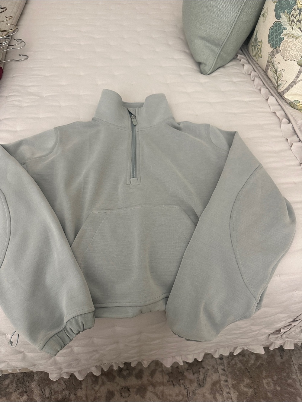 lululemon athletica Sage Green Half-Zip Pullover